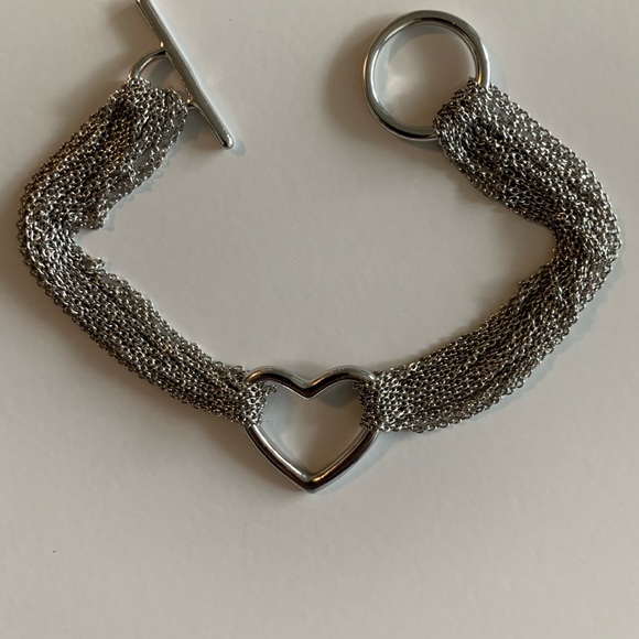 TIFFANY & Co. Inspired Mesh Heart Bracelet - Picture 9 of 12